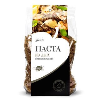 Паста из льна Fusilli, Образ жизни Алтая, 250 г