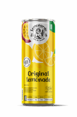 Напиток натуральный газированный Лимон-Маракуйя, Lemonardo, 330 мл
