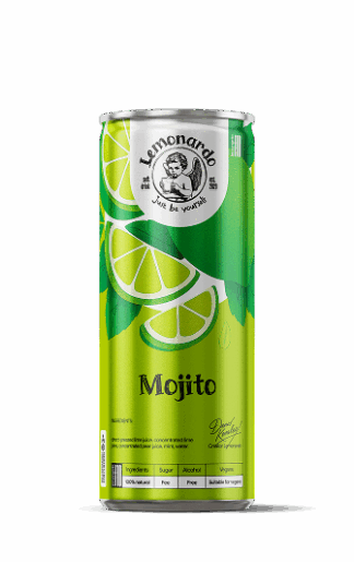 Напиток натуральный газированный Мохито, Lemonardo, 330 мл