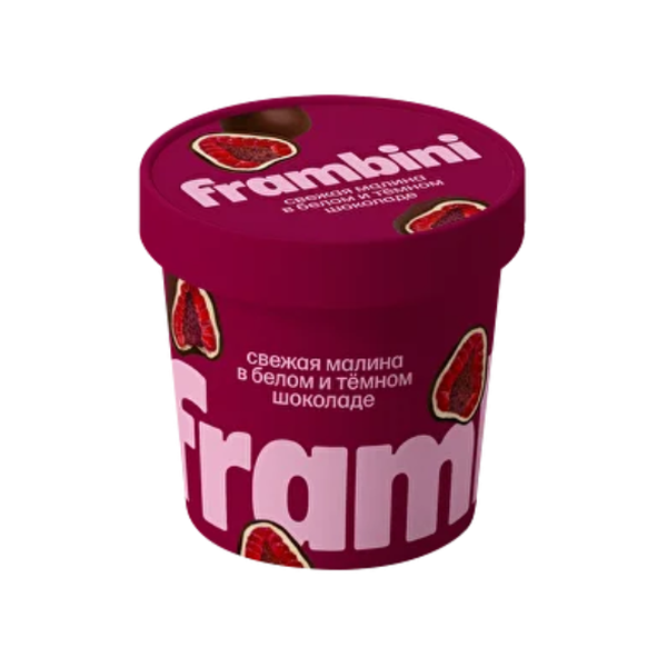 Малина в белом и темном шоколаде, Фрамбини, 130г