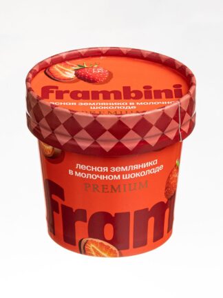 Земляника в молочном шоколаде, Фрамбини, 60г